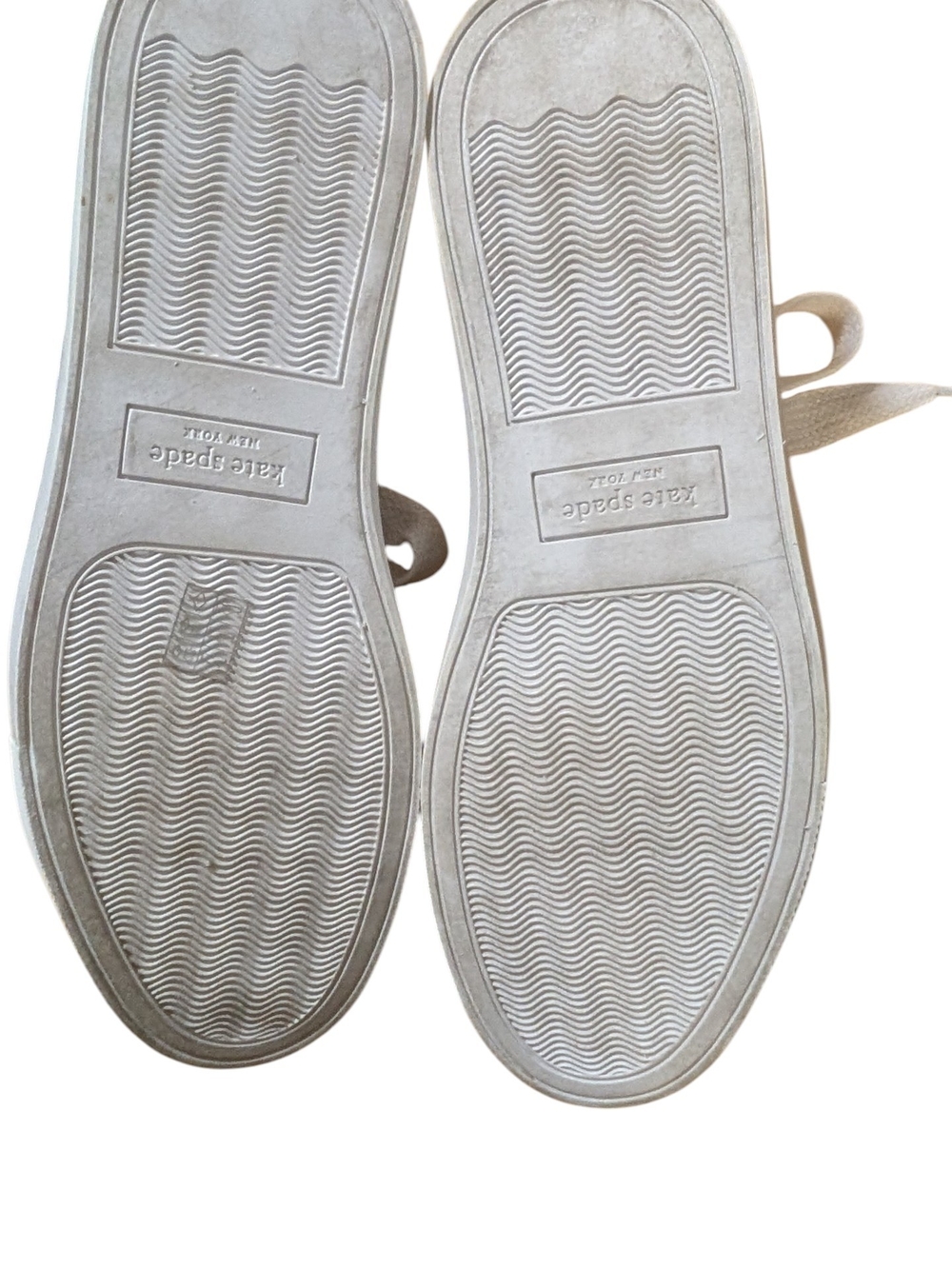 kate spade Fez White Platform Sneaker with Signature Spade Detail - Picture 6 of 7